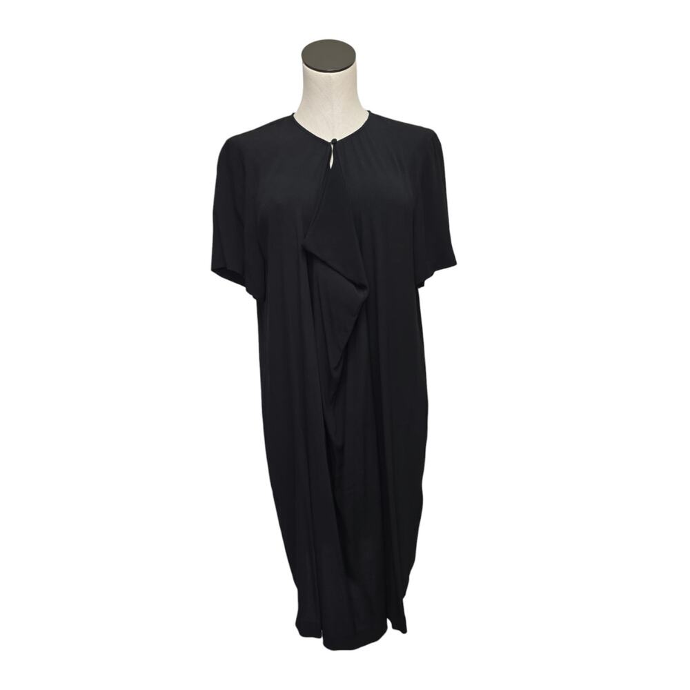 & Other Stories Balloon Slouchy Midi Dress Size 10 Minimalist Relaxed Fit Draped